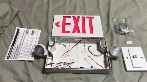 How To Install an Exit Sign 